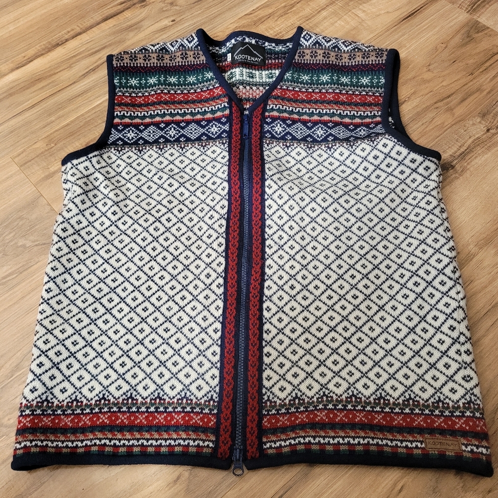Kootenay Mens Size M Zip Front Vest